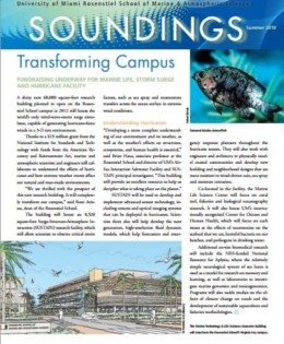 Soundings Newsletter, University of Miami, Summer 2010